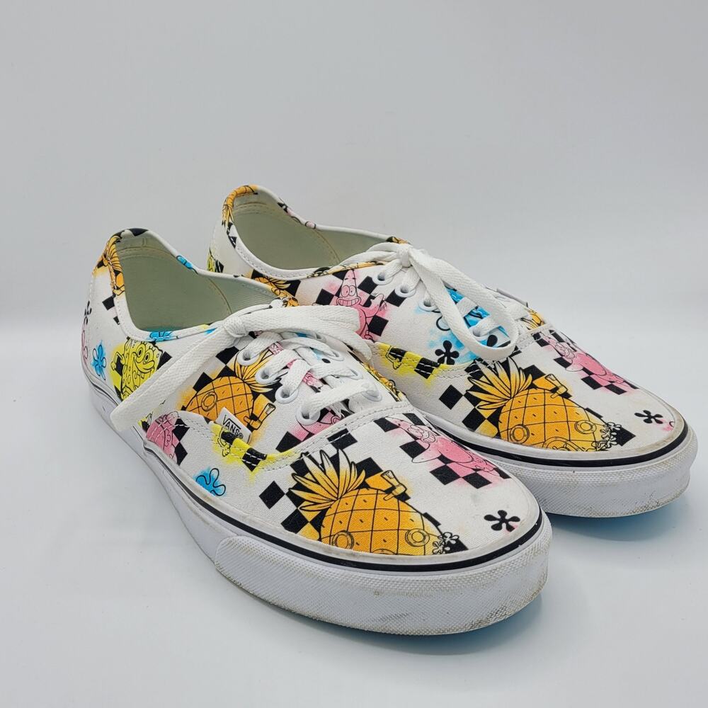 Vans X Spongebob Authentic Airbrush Mens Size 11.… - image 3
